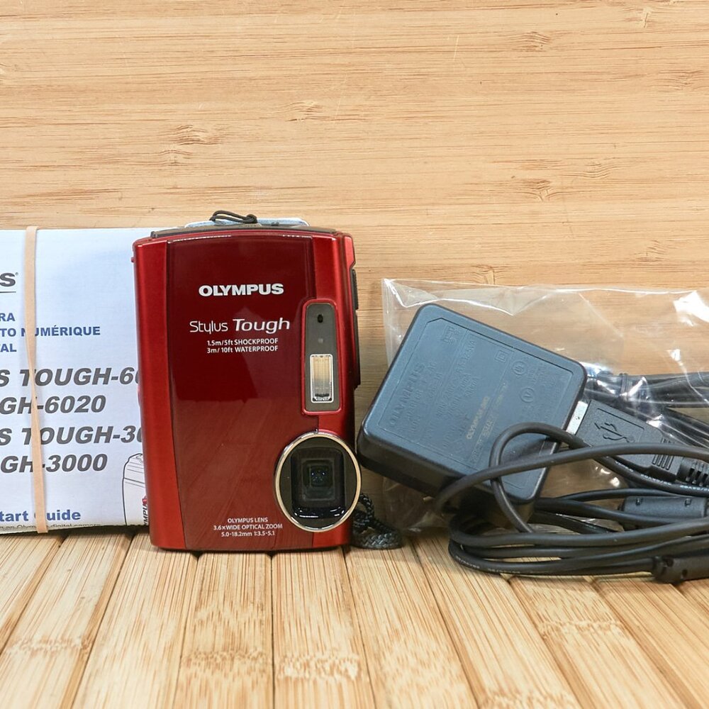 Olympus Stylus Tough 3000 12.0MP Shock Waterproof Digital Camera
